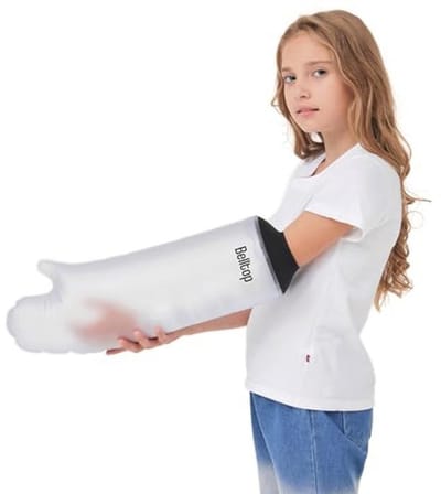 Gipsbescherming voor kinderarmen – Waterdichte gipshoes voor douche en zwembad – Herbruikbare afdekking voor meer dan 300 toepassingen