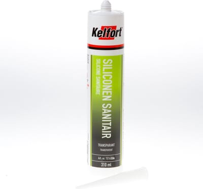 Kelfort Siliconenkit sanitair transparant 310 ml