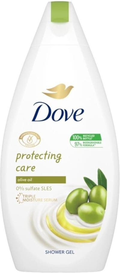 Dove Protecting Care - Douchegel - Olijfolie - Sulfaatvrij - 450 ml - 1 stuk