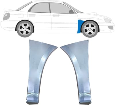 Reparatiepaneel voorspatbord voor Subaru Impreza GD GG 2000-2007