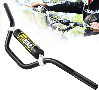 7/8" Dirt Bike Stuur met Foam Pad - Lichtgewicht Aluminium Stuur voor Crossmotoren en ATV's