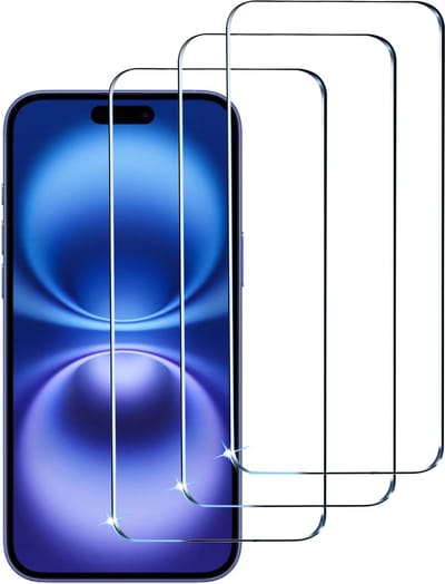 Tempered glass Geschikt voor iPhone 16 Screenprotectors - Beschermglas - Glasplaatje - 3 Stuks