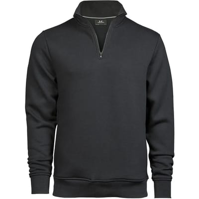 Tee Jays - Half Zip Sweatshirt trui - Dark Grey (Solid) maat S