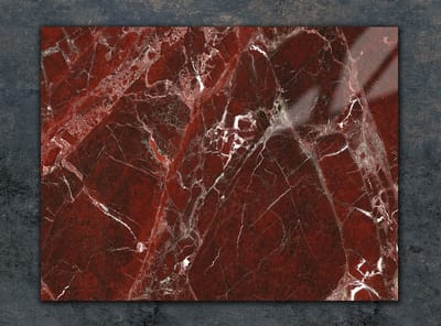 TMK ArtDeko - Snijplank - 30x22 cm - Glas - Marmer Look