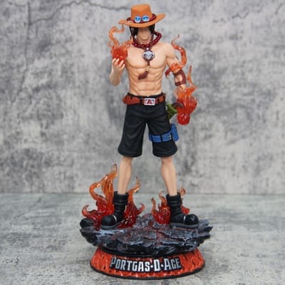 25cm Nieuwe One Piece Ace Gk Fantasy Derde Verjaardag Super Enorme Verzamelfiguren Trendy Standbeeld Anime Decoratie Kerstcadeau