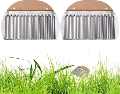 Onkruidsteker Set - Onkruidverwijderaar Tuin - Onkruid Wieden - Roestvrij Staal - 16.3 x 11.5 cm - Zilver
