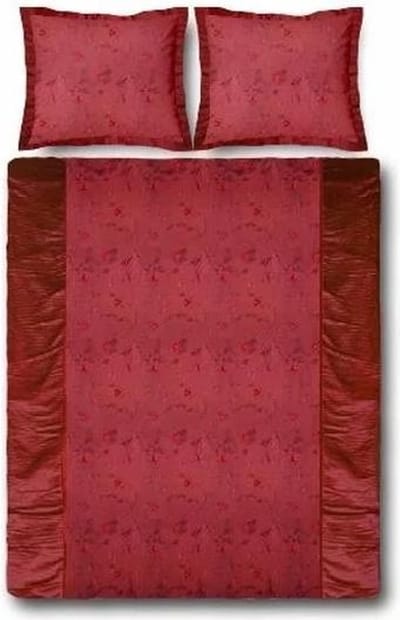 Essenza Gloss Dekbedovertrek - Eenpersoons - 140x200/220 cm - Red