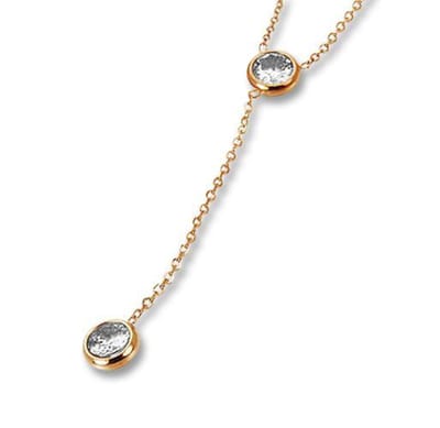 Amanto Ketting Efsa Rosé - 316L Staal - ∅7mm - 47cm
