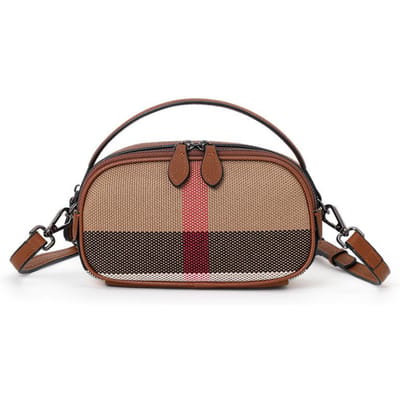 Nieuwe Mode Handtas voor De Eerste Laag van Koeienhuid Leer Niche Licht Luxe Schoudertas Echt Leer Veelzijdige Mobiele Telefoon Tas brown