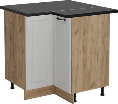 Vicco R-Line Hoekkast – 75.6 cm, WB Antraciet Wit Landhuis