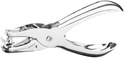 Dailygoods- Gatpons Metalen - Handmotiefpons - Perforator 6 mm - Gatentang - Compact - Robuuste Constructie