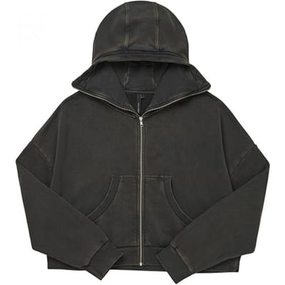 Hele Studio Es2106wb Volledige Rits Bedekkend Zwart Zware Universele Hoodie Rits ES2106WB (S)
