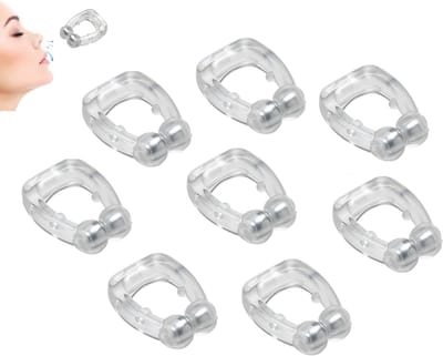 Hypify - Anti-snurk neus clip - 8 Stuks - Magnetisch - Beter slapen