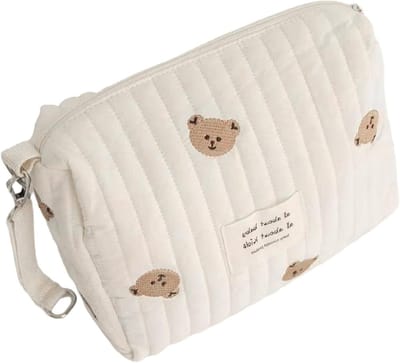 Luiertas Organizer - Baby Pouch - Baby Benodigdheden - Grote Capaciteit - 25 x 17 x 3 cm - Beige