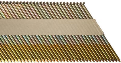 D-kop stripnagels 50 mm - 100 mm 34 ° verzinkt, 2000 stuks, lengte: 90 mm (491)