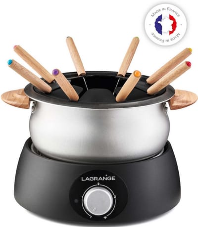 fondueset 900w 8 vorken - lagrange - 349013