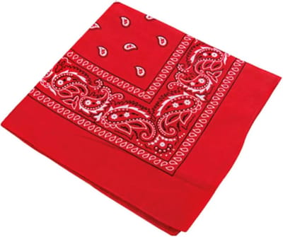Akyol - Bandana - rode bandana - Unisex - Festival - Carnaval - Haaraccessoire - Haarband - rode doek
