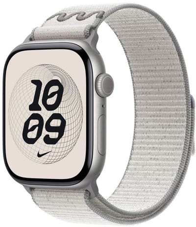 Apple Nike Sport Loop Band voor de Apple Watch | 38/40/41/42 mm - Veiled Grey