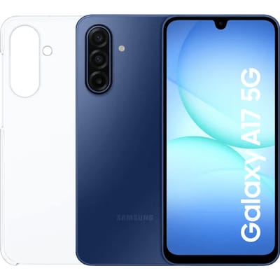 Samsung Galaxy A17 128GB Blauw 5G + Samsung Back Cover Transparant