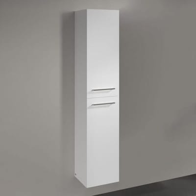 Villeroy & Boch Avento tall cabinet with 2 doors, door hinge left A89400B3