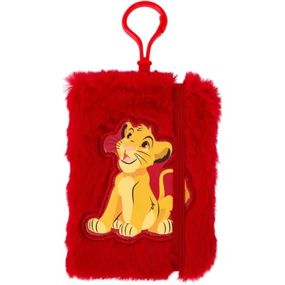 notitieboekje fluffy - Disney leeuwenkoning Simba - rood - Lion King