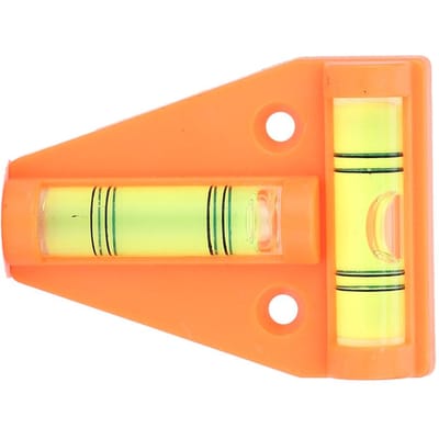 Meetinstrument T-waterpas met installatiegat Meetgereedschap voor camera(Oranje) white