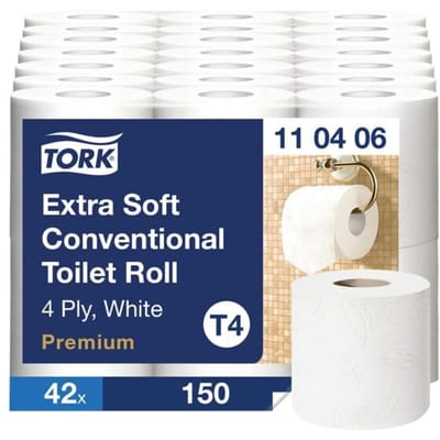 Toiletpapier »Premium Extra Soft« 4-laags 42 rollen (7 pakken à 6 rollen)
