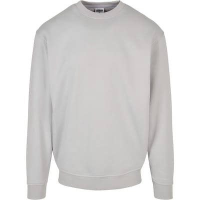 Urban Classics - Basic Crew Sweater/trui - S - Grijs