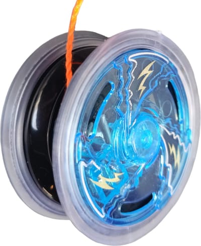 Jobber Toys Jojo met licht - Yoyo met lichtjes - Led jojo - Blauw