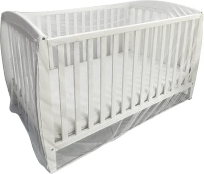 Deconet baby klamboe ledikant, L150x B90cm, wit, baby