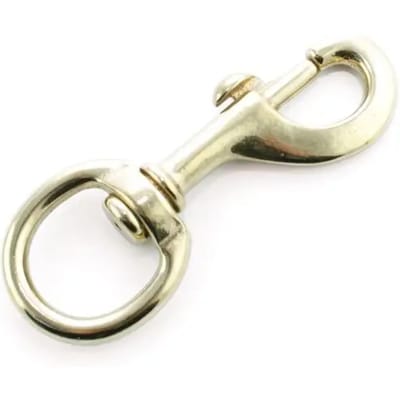 Karabijnhaak voor paard Umbria Equitazione Lunghina Ottonato 1"" 1/4"