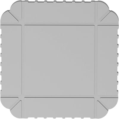 Magnetisch Serveerblad - Opvouwbaar Bord - Kamperen en Reizen - Ruimtebesparend Ontwerp - 22x22 cm - Zwart