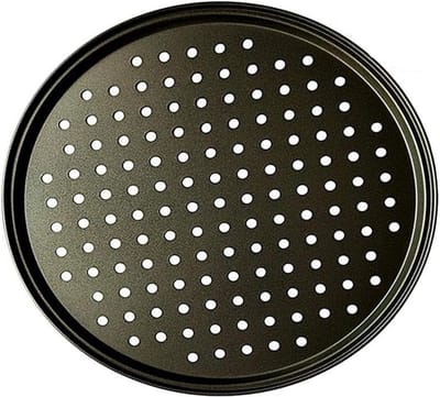 Pizzaplaten Bakvorm - Pizza Bakgerei - Thuis Bakken - Antiaanbak Laag - 26cm Diameter