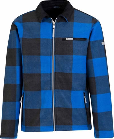 STØRVIK London Houthakkers Fleece Jas Lumberjack - Teddy Vest - Maat 2XL - Blauw