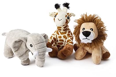 Knuffeldier Set - Zachte Knuffelvrienden voor Kinderen - Perfect als Cadeau voor Verjaardagen en Speciale Gelegenheden (12-15 cm)