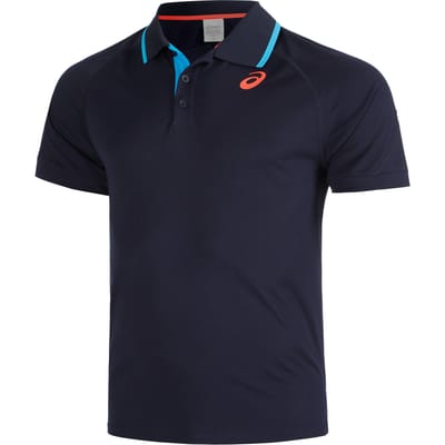 ASICS Polo Heren-Donkerblauw