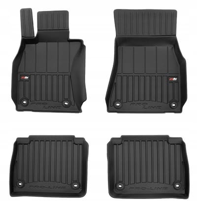 FROGUM 3D Gummimatten Set – Passend für Lexus LS IV 460 / 600h (2006-2017) – Hohe 6 cm Kanten – TPE – Geruchlos & Schwarz