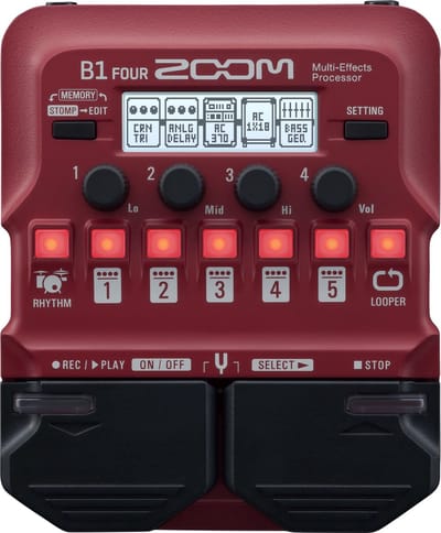 Zoom B1 Four - Bass multi-effect-unit