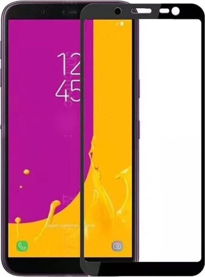 Volledige dekking Screenprotector Glas - Tempered Glass Screen Protector Geschikt voor: Samsung Galaxy J6 2018 - 3x