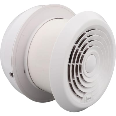 12V RV Dakafzuigventilator 5000rpm Rond Ventilatie Plafondrooster Ventilator met Gaas voor Camper Trailer Motorhome Jacht