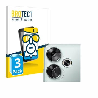 Screenprotector 3 Stuks voor Xiaomi Poco F6 (ALLEEN Camera Lens) Beschermglas transparant