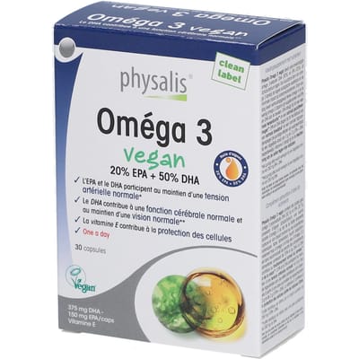 Physalis Omega 3 Vegan 30 Capsules