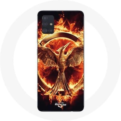 Samsung Galaxy A51 hoesje Hunger Games Movie-logo