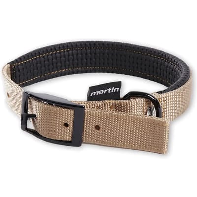 Comfortabele nylon hondenhalsband klassiek Martin Sellier XS