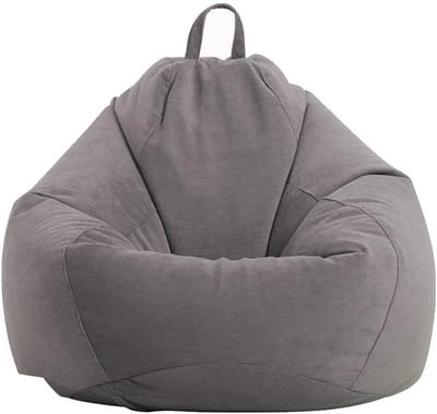 Wasbare corduroy zitzakstoelhoes voor dierenopslag & memory foam zitzakken