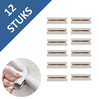 Lakenklemmen - Lakenspanners - 12 Stuks - Dekbedclips - Dekbed Klemmen