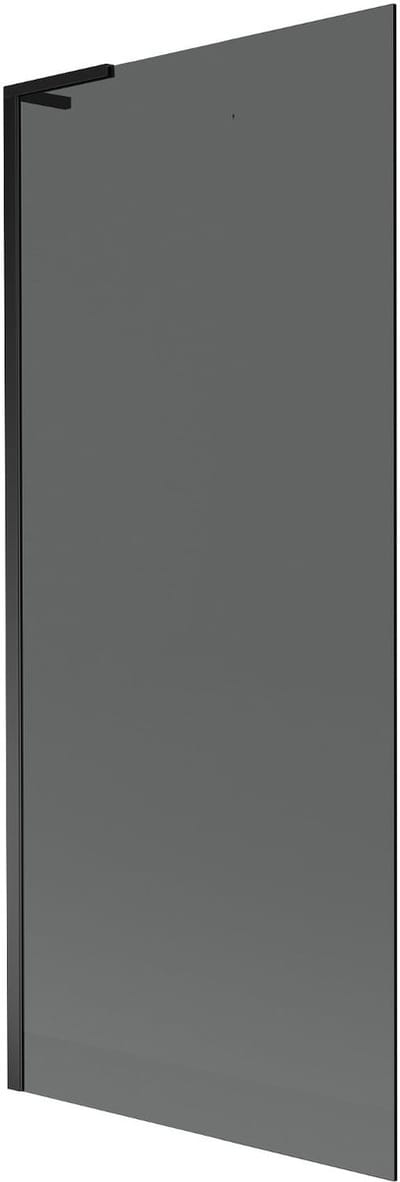 Mexen Next L badwand 1-deurs 80 x 150 , grafiet, zwart - 895-080-000-03-40-70