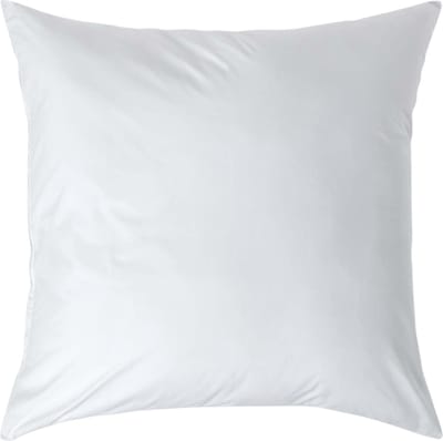 Homescapes Kussensloop 80x80 cm – Wit – 100% Egyptisch Perkal Katoen – 200 TC