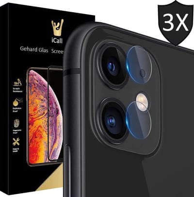 Camera Screenprotector geschikt voor iPhone 11 - 3x Glas Screen Protector