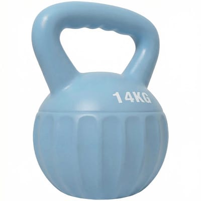 SPORTNOW-Kettlebell-PP, Zandkleur-23 x 23 x 30 cm-Blauw